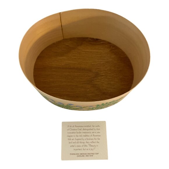 Vintage 1986 Christine Graf Signature Collection Wooden Box – American Greetings - Picture 2 of 6